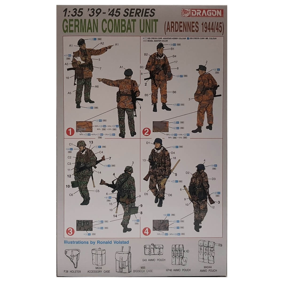 1:35 German Combat Unit - Ardennes 1944/45 - DRAGON