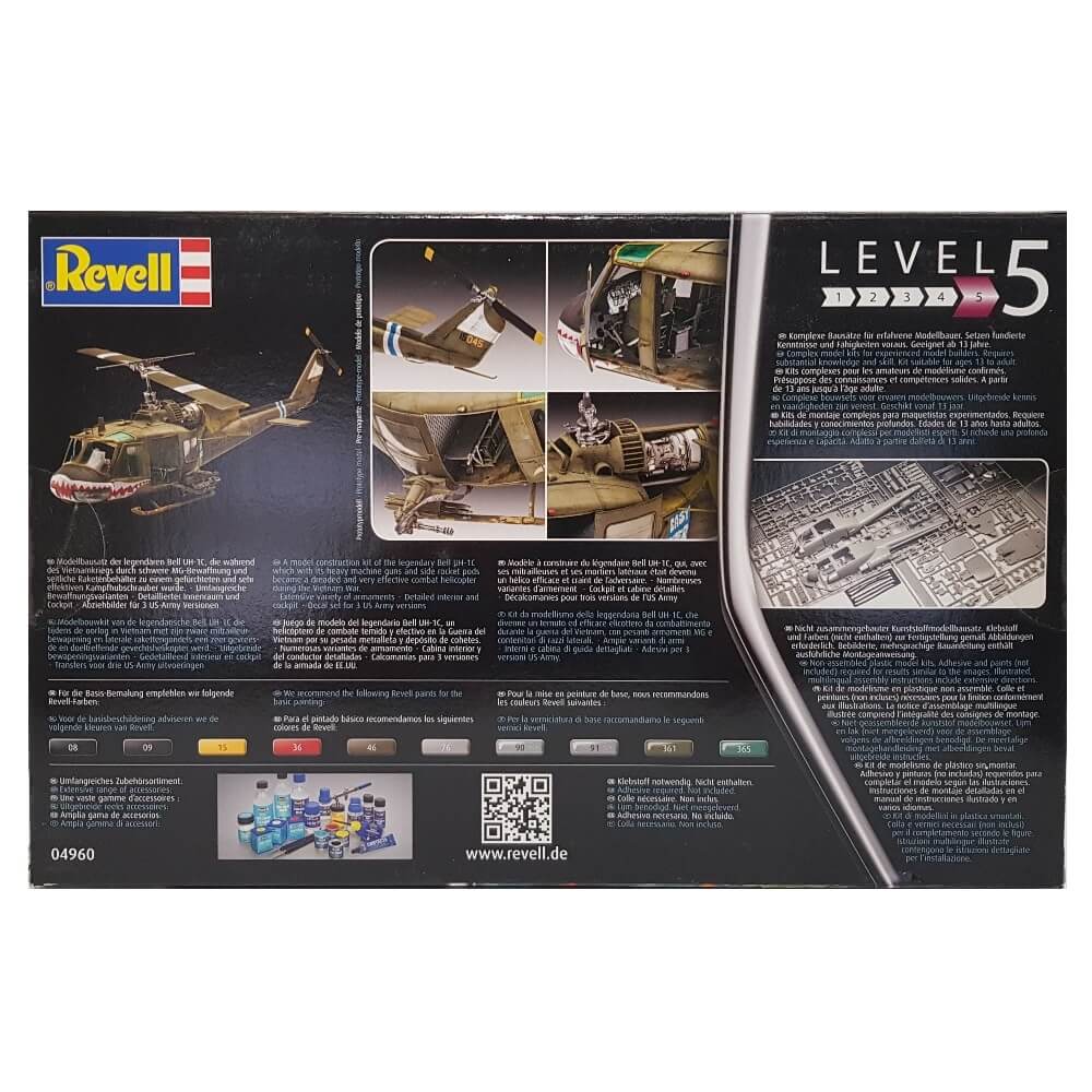 1:35 US Army Bell UH-1C Helicopter - REVELL