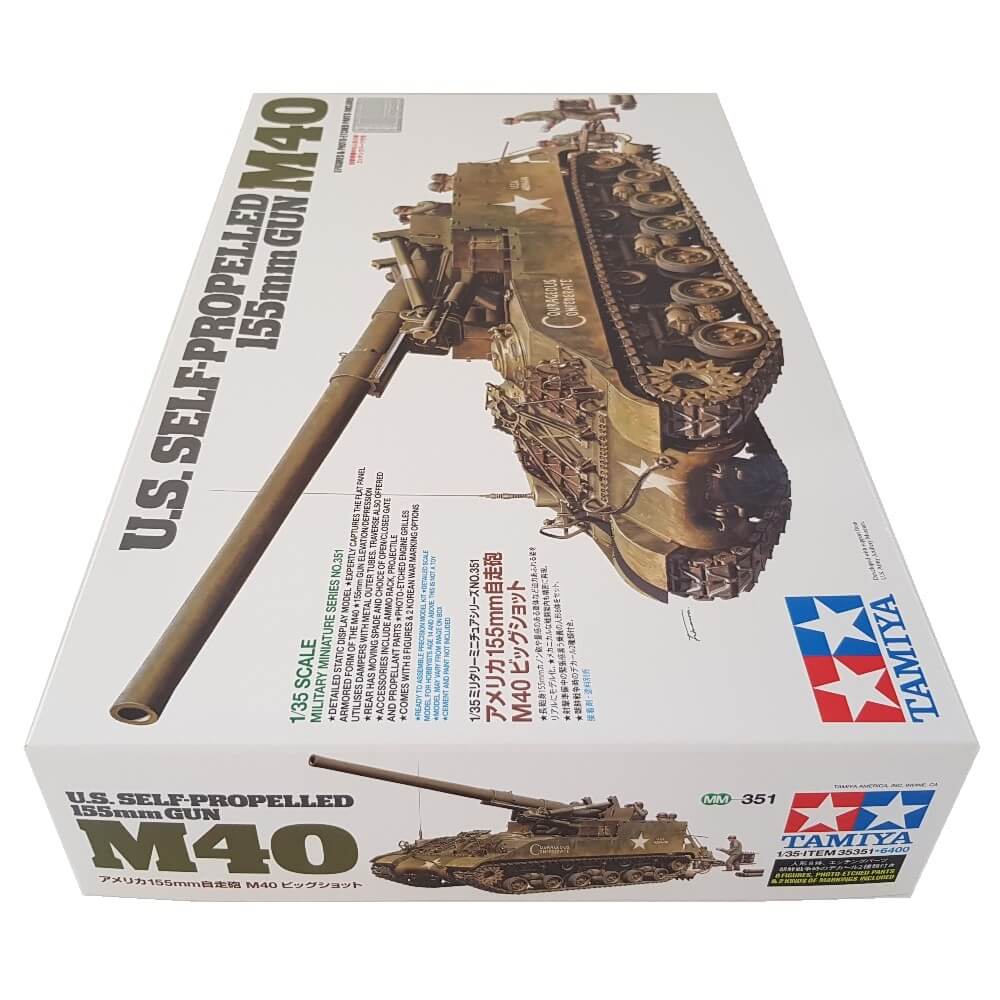 1:35 US Self-Propelled 155mm Gun M40 - TAMIYA