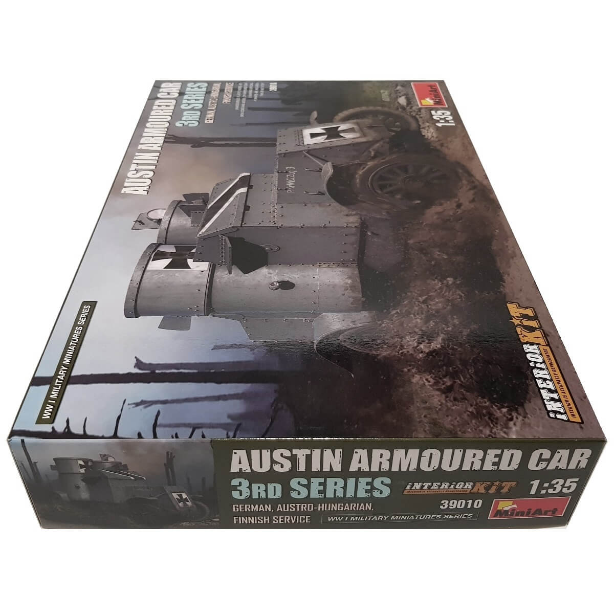 1:35 Austin Armoured Car 3rd Series German, Austro-Hungarian, Finnish Service - MINIART
