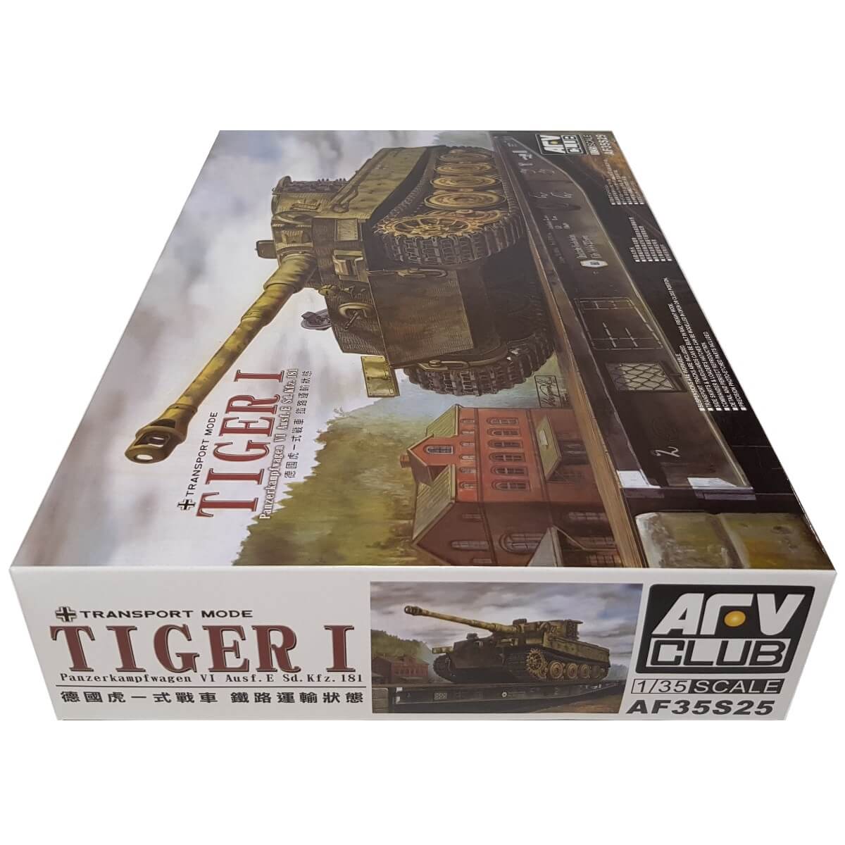 1:35 Transport Mode TIGER I Pz.Kpfw. VI Ausf. E Sd.Kfz 181 - AFV CLUB