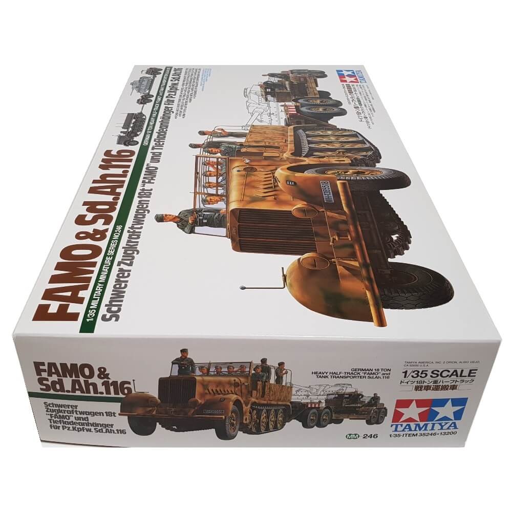 1:35 German 18 Ton Heavy Half-Track FAMO and Tank Transporter Sd.Ah. 116 - TAMIYA