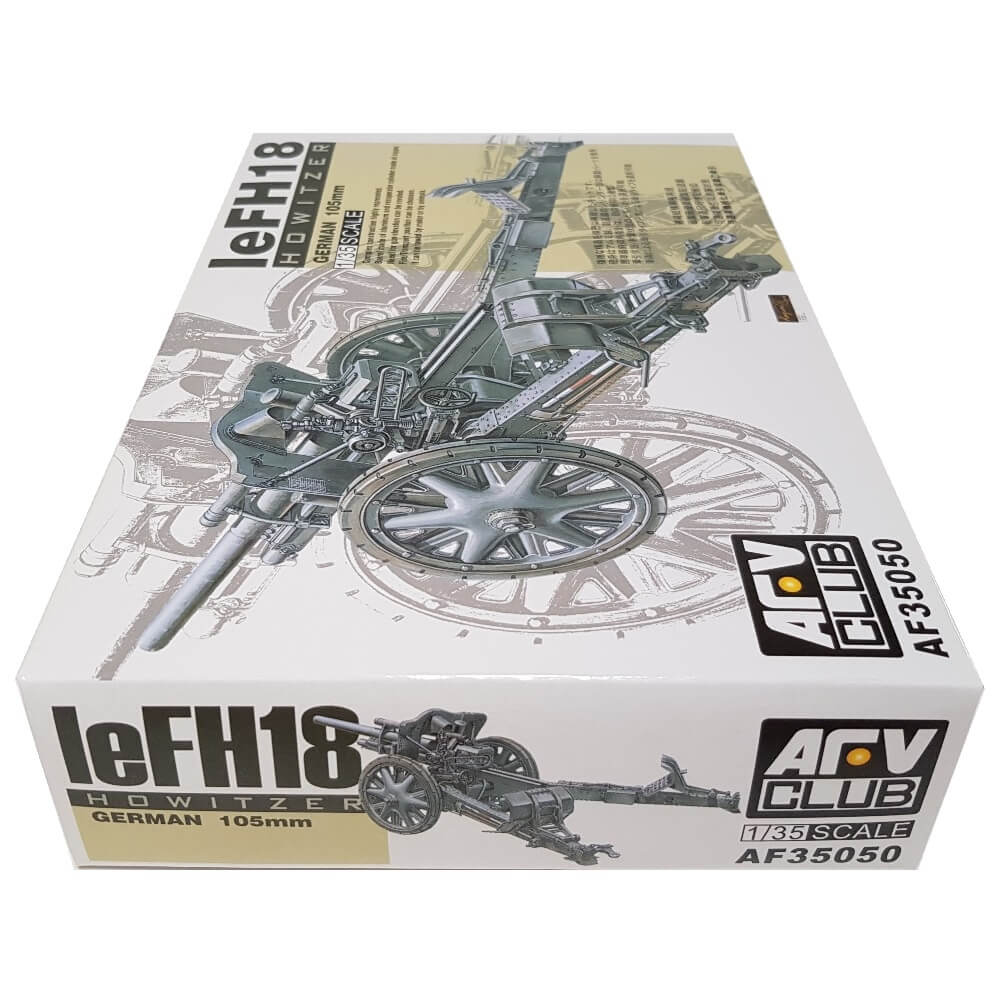 1:35 German leFH18 Howitzer 105mm - AFV CLUB