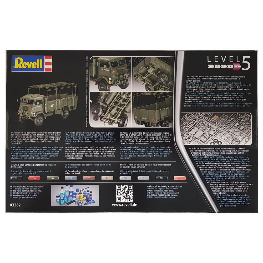 1:35 British Army Truck FORDSON Model WOT 6 - REVELL