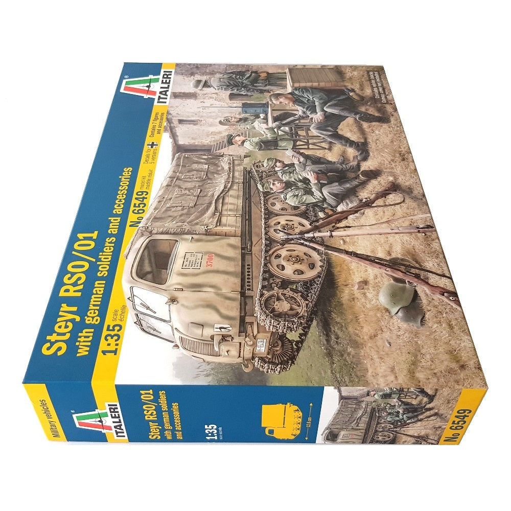 1:35 German STEYR RSO/01 with soldiers and accessories - ITALERI