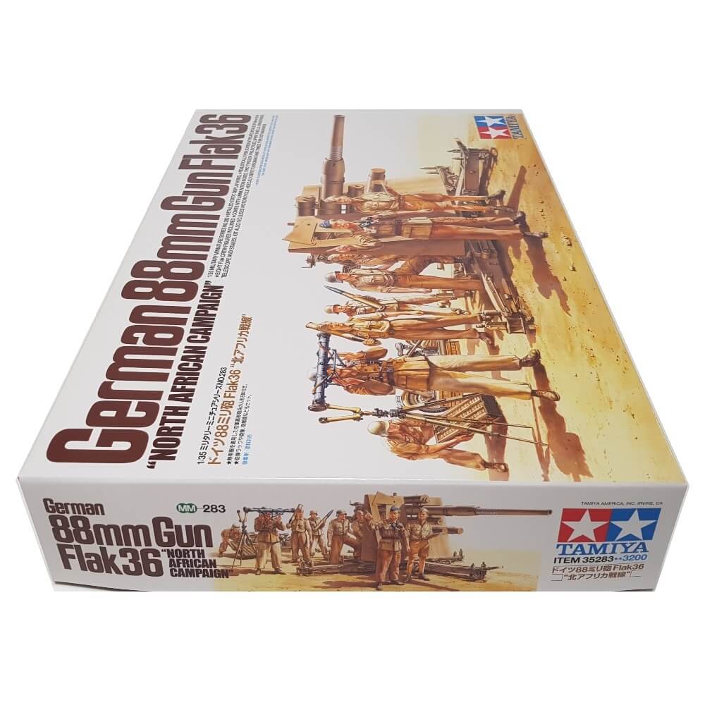 1:35 German 88mm Gun Flak 36 North African Campaign - TAMIYA