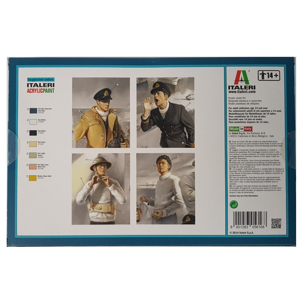 1:35 Royal Navy VOSPER MTB Crew - ITALERI