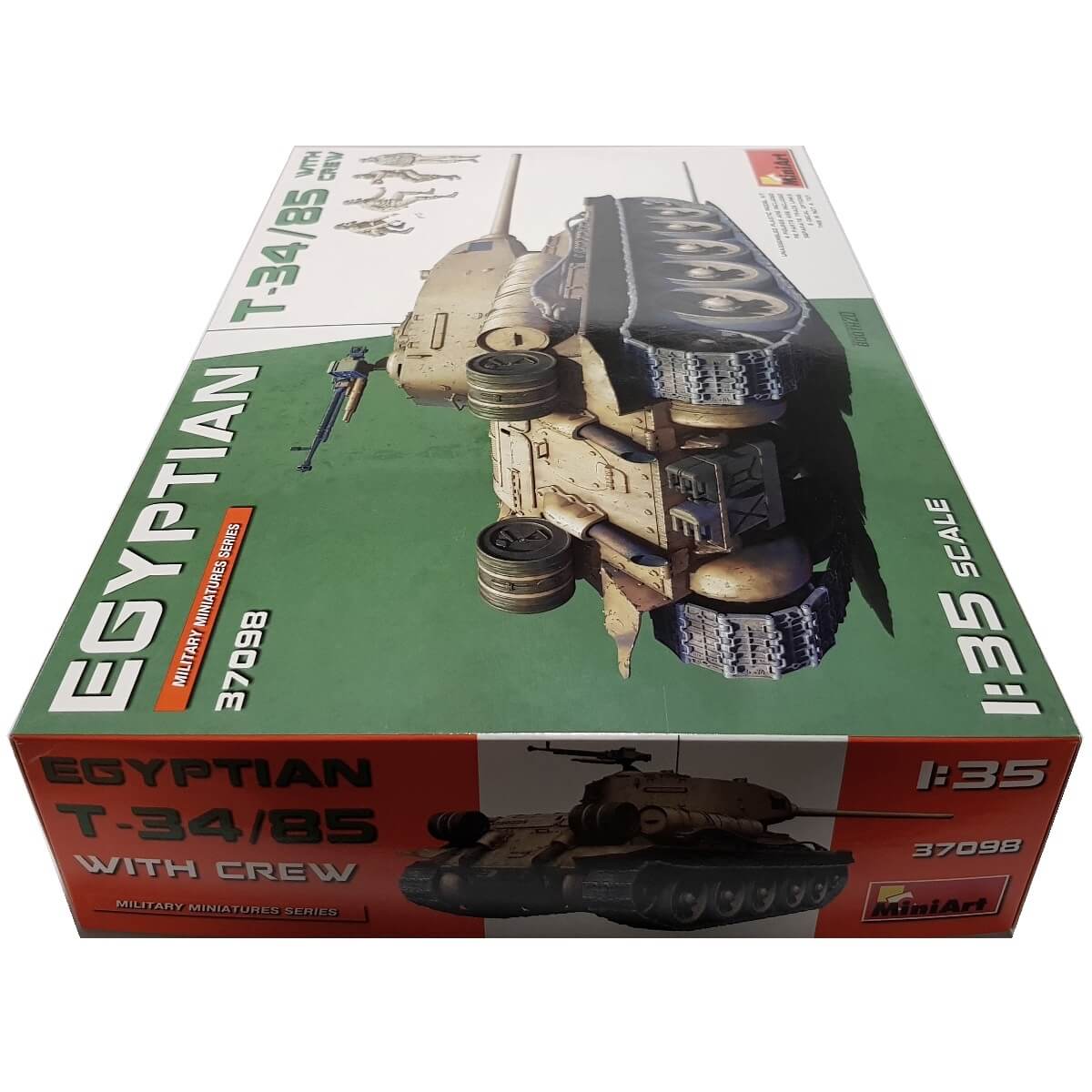 1:35 Egyptian T-34/85 with Crew - MINIART