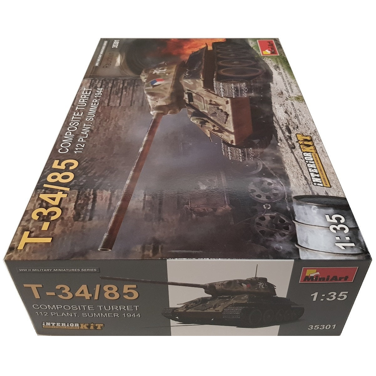1:35 T-34/85 Composite Turret 112 Plant. Summer 1944 - Interior Kit - MINIART