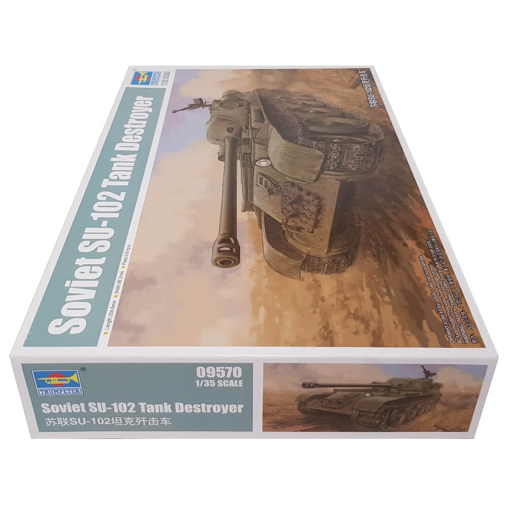 1:35 Soviet SU-102 Tank Destroyer - TRUMPETER