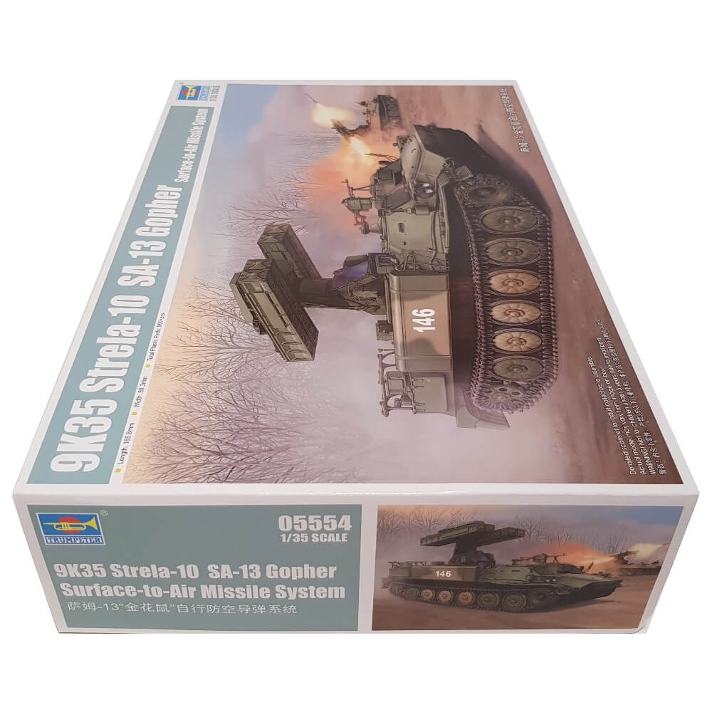 1:35 9K35 Strela-10 SA-13 Gopher Surface-to-Air Missile System - TRUMPETER