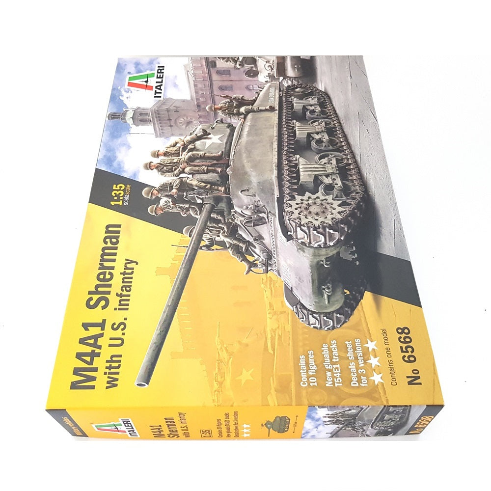 1:35 US M4A1 SHERMAN with Infantry - ITALERI