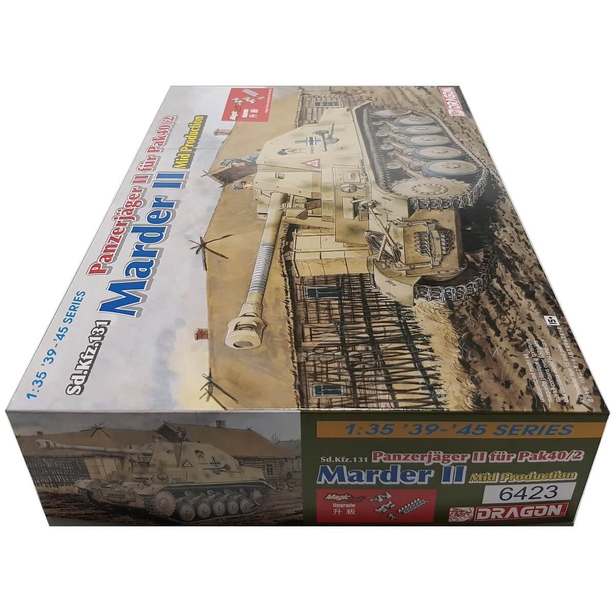 1:35 Sd.Kfz.131 Panzerjager II fur PaK40/2 Marder II - Mid Production - DRAGON