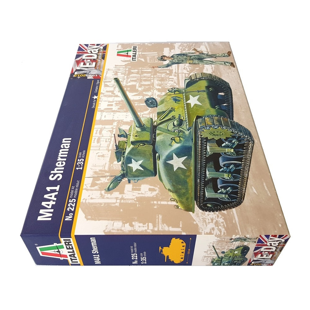 1:35 US M4A1 SHERMAN Ve-Day - Victory in Europe - ITALERI
