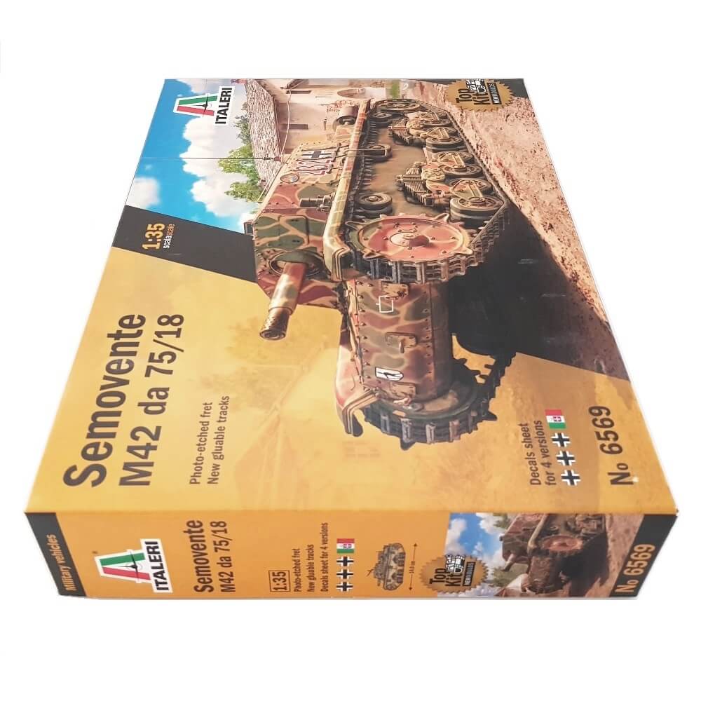 1:35 Italian SEMOVENTE M42 da 75/18 Howitzer - ITALERI
