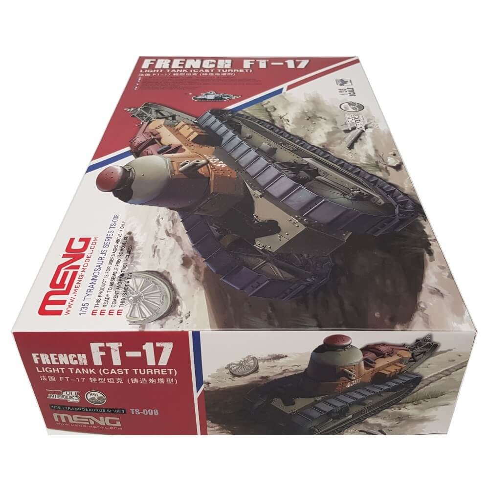 1:35 French FT-17 Light Tank with Cast Turret - MENG