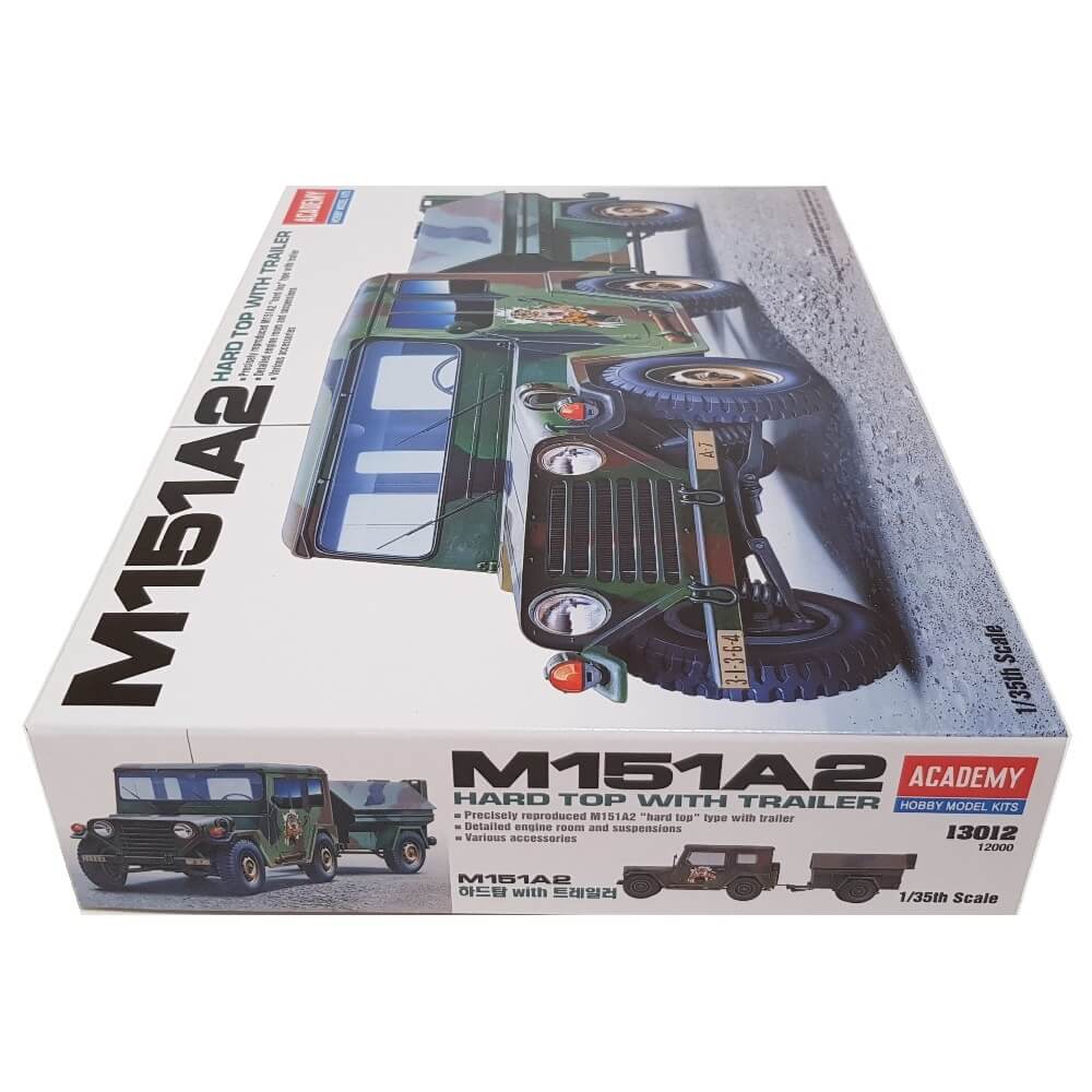 1:35 M151A2 Hard Top with Trailer - ACADEMY