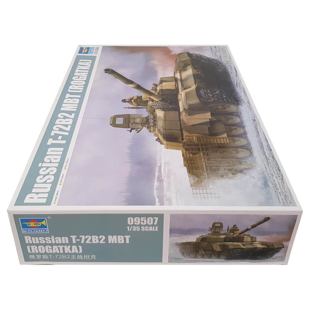 1:35 Russian T-72B2 MBT ROGATKA - TRUMPETER