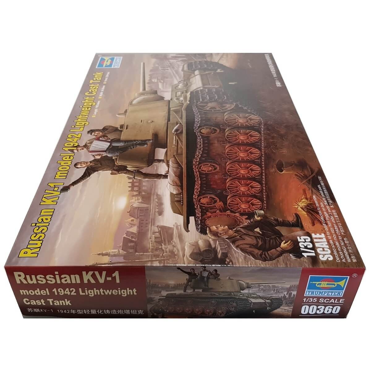 1:35 Russia KV-1 model 1942 - Lightweight Cast Tank - TRUMPETER