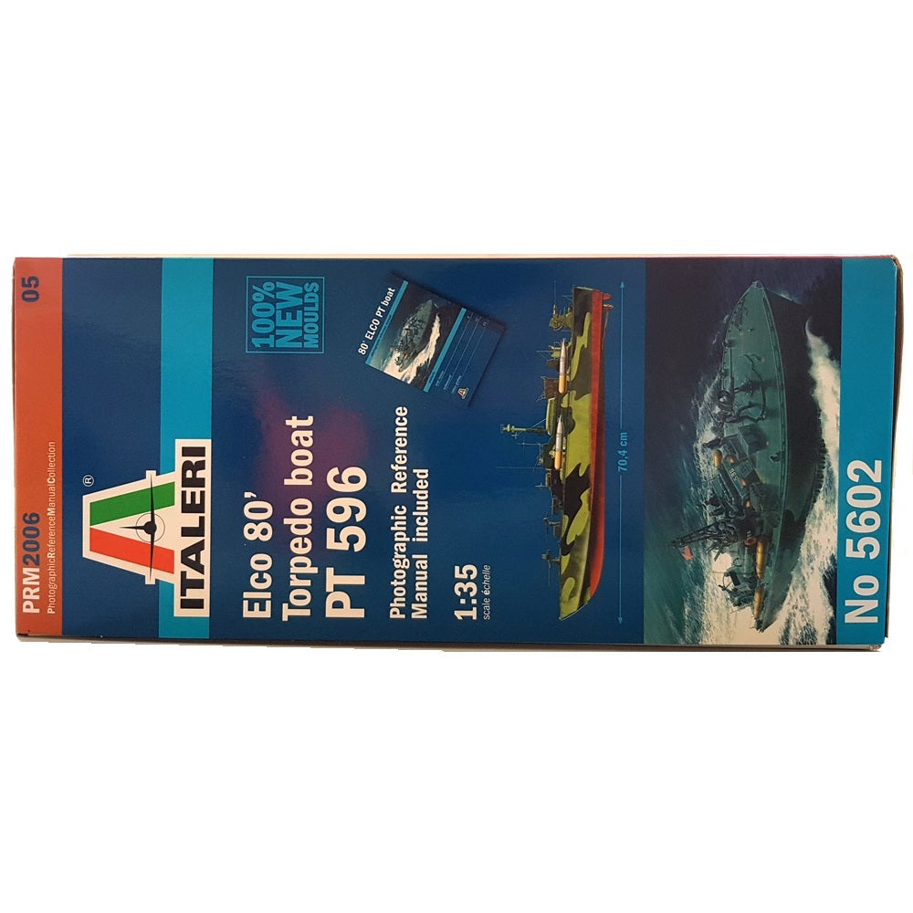 1:35 US Navy ELCO 80' Torpedo Boat PT-596 - ITALERI