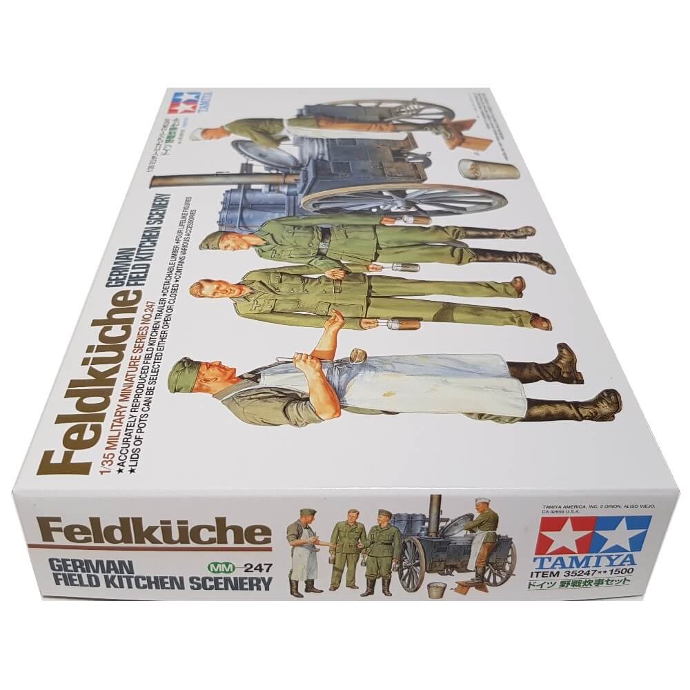 1:35 German Field Kitchen Scenery - TAMIYA