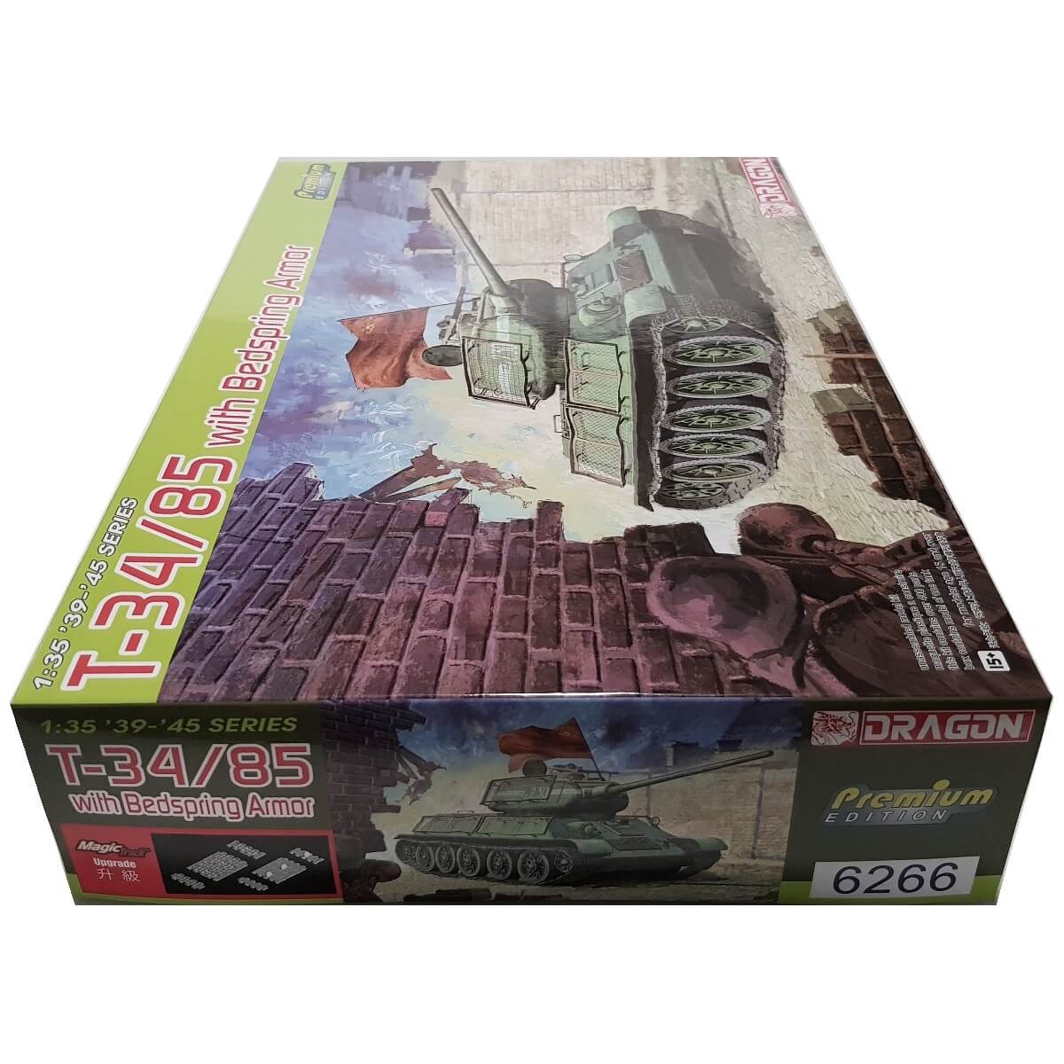 1:35 T-34/85 with Bedspring Armor - Premium Edition - DRAGON