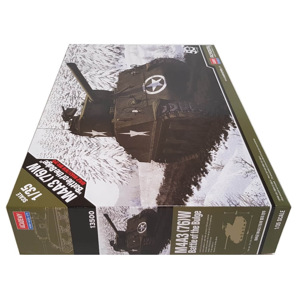 1:35 M4A3 (76)W Battle of the Bulge - ACADEMY