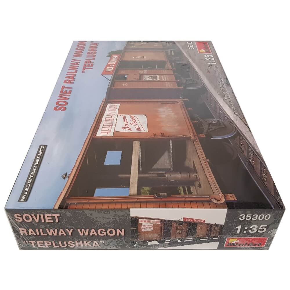1:35 Soviet Railway Wagon TEPLUSHKA - MINIART