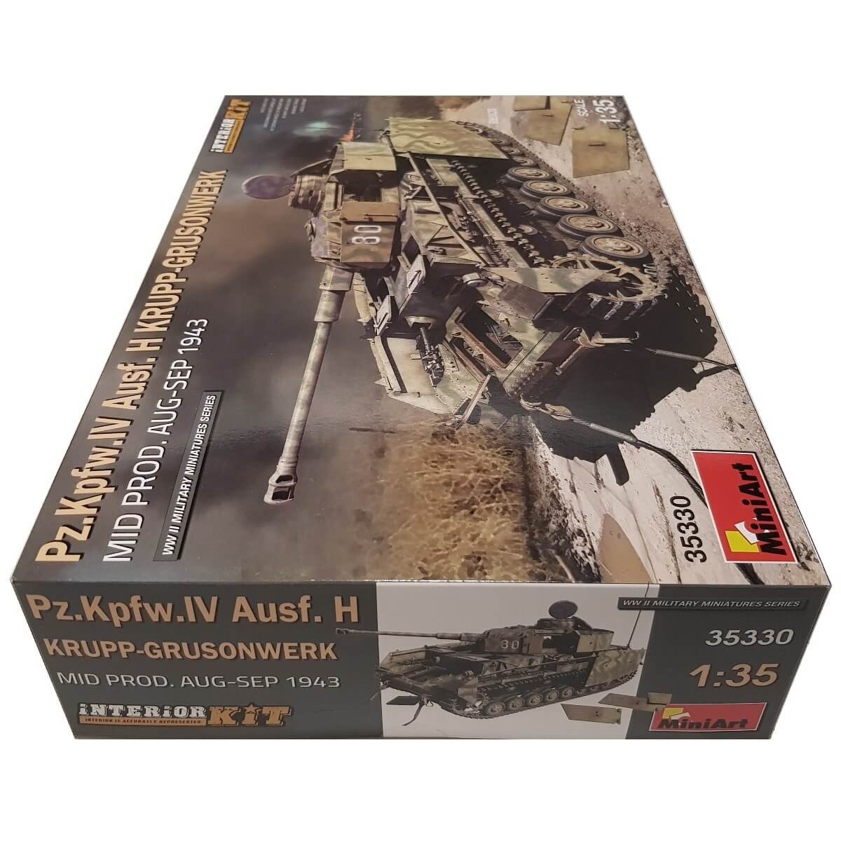 1:35 Pz.Kpfw. IV Ausf. H Krupp-Grusonwerk Mid Prod. Aug-Sep 1943 - Interior Kit - MINIART