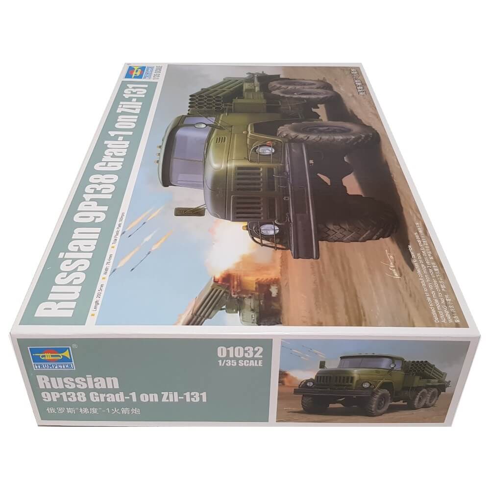 1:35 Russian 9P138 Grad-1 on ZIL-131 - TRUMPETER