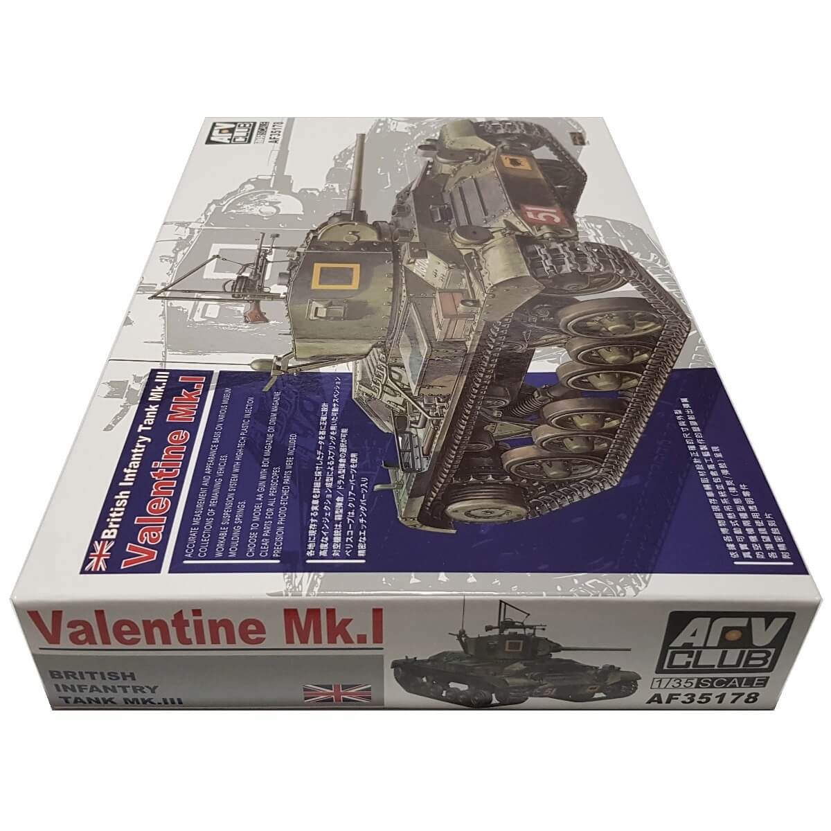 1:35 British Infantry Tank Mk. III Valentine Mk. I - AFV CLUB