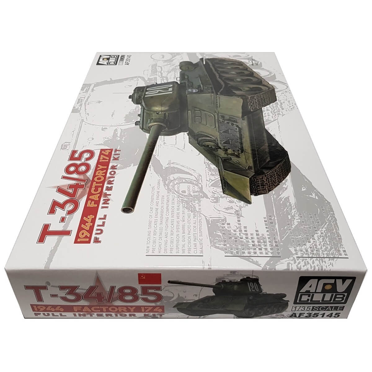 1:35 T-34/85 Model 1944 Factory No.174 - Full Interior Kit - AFV CLUB