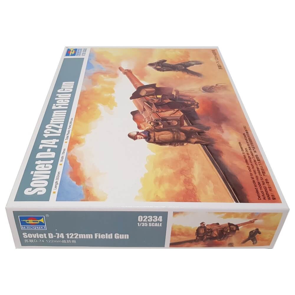 1:35 Soviet D-74 122mm Field Gun - TRUMPETER
