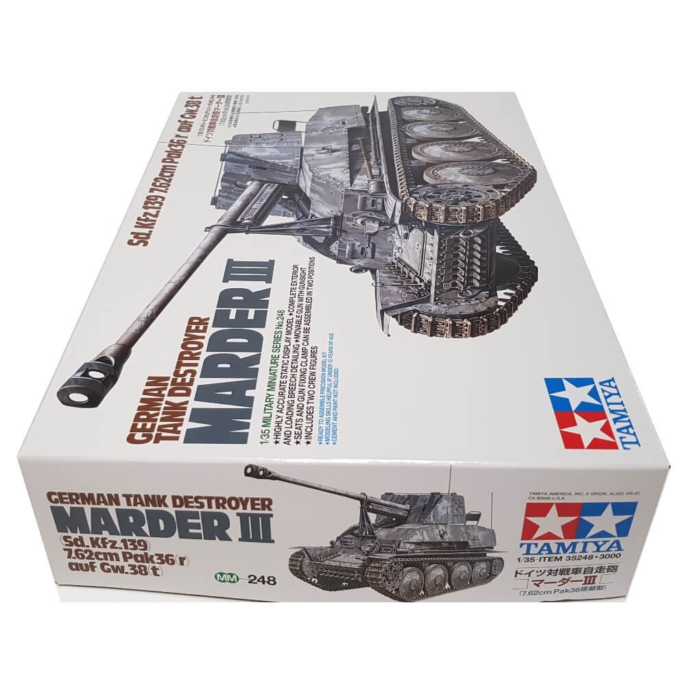 1:35 German Tank Destroyer Marder III Sd.Kfz.139 - TAMIYA
