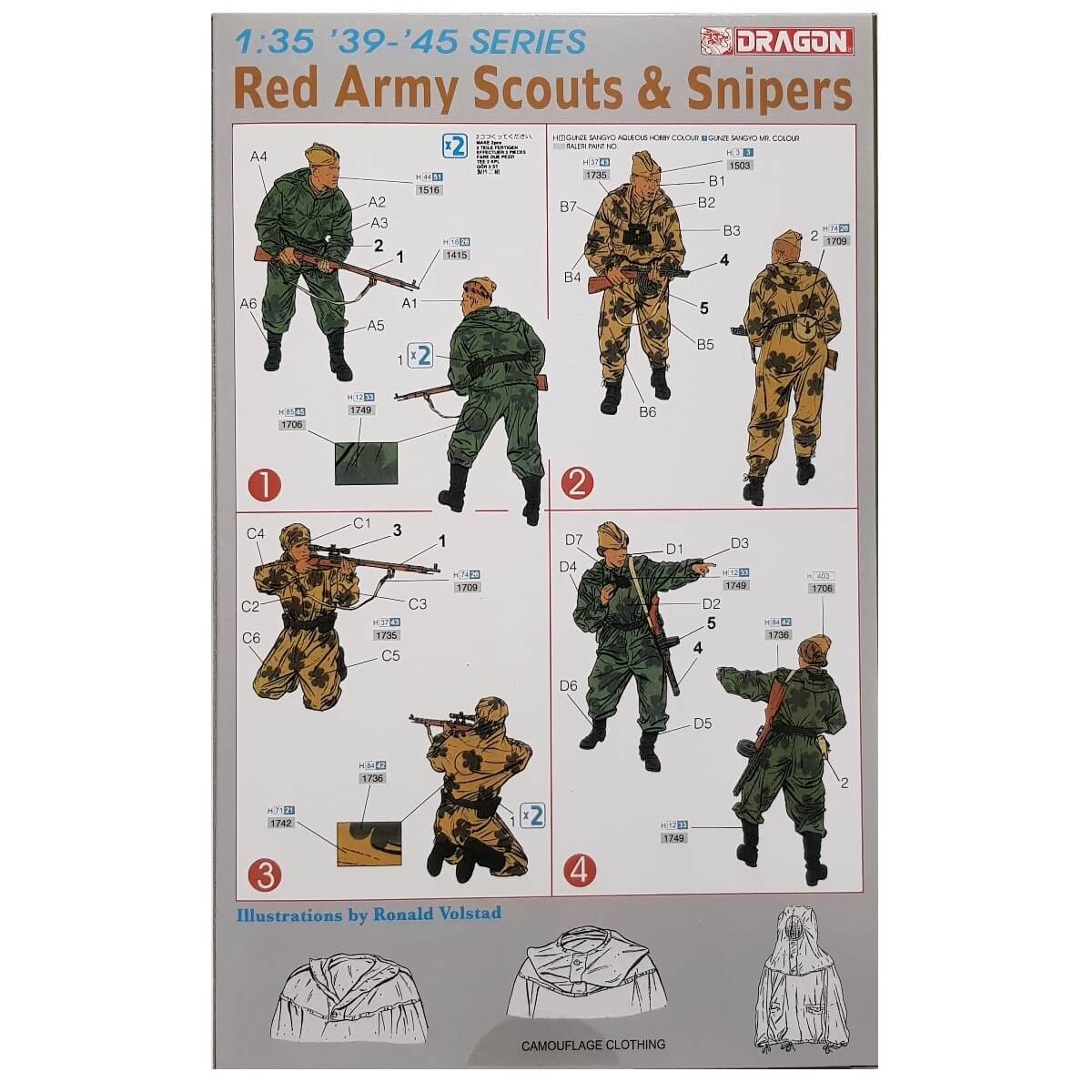 1:35 Red Army Scouts and Snipers - DRAGON