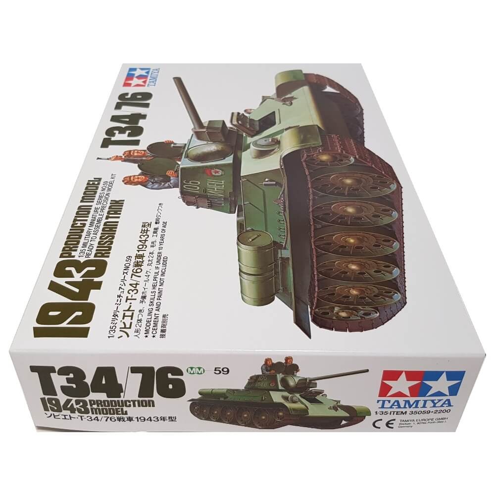 1:35 Russian Tank T34/76 1943 Production Model - TAMIYA