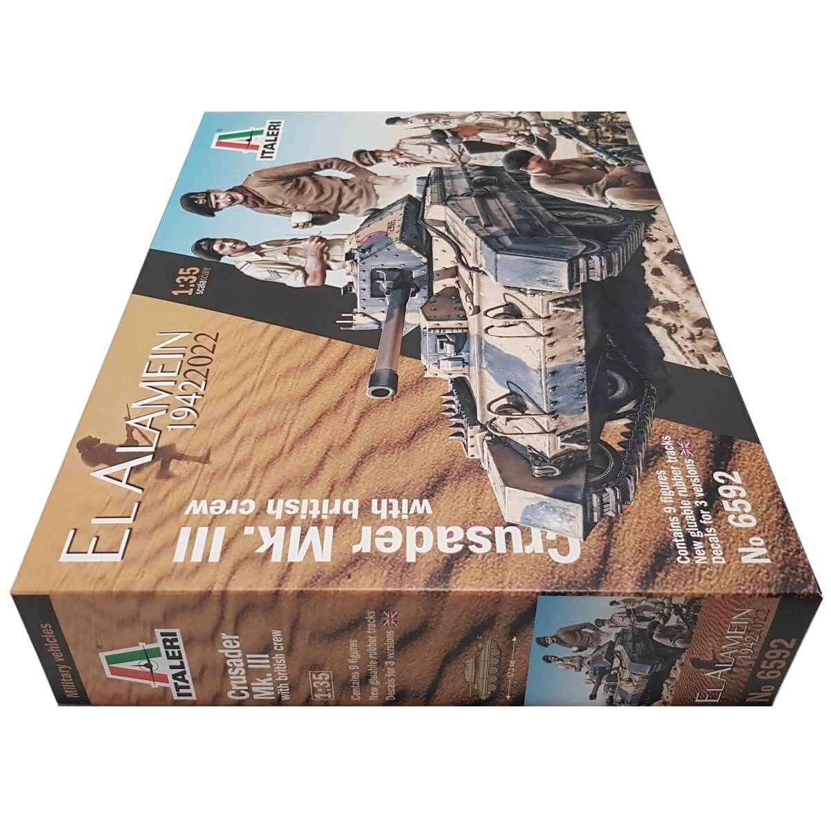 1:35 Crusader III with British Crew - El Alamein 1942-2022 - ITALERI