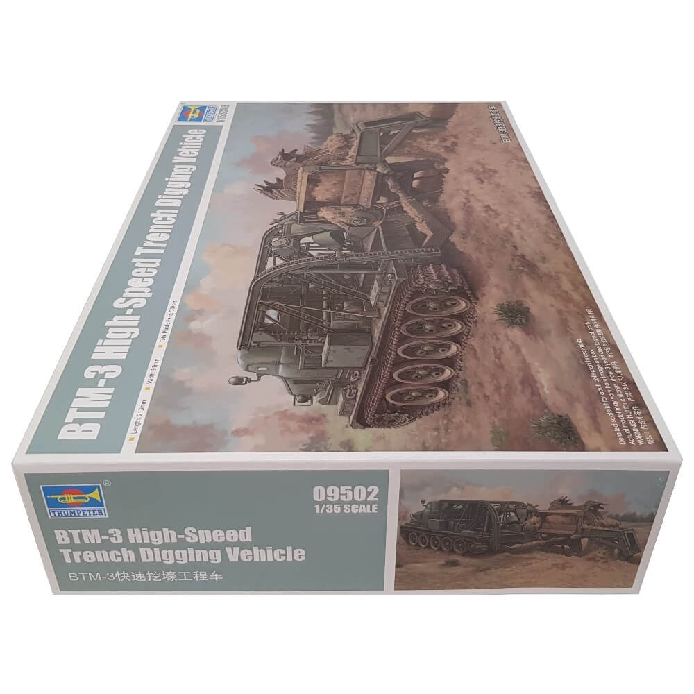 1:35 BTM-3 High-Speed Trench Digging Vehicle - TRUMPETER