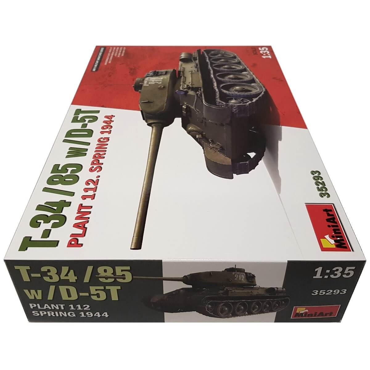 1:35 T-34/85 with D-5T Plant 112 Spring 1944 - MINIART