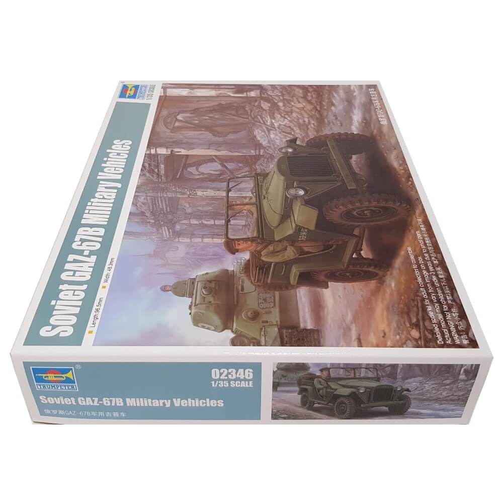 1:35 Soviet GAZ-67B Military Vehicles - TRUMPETER