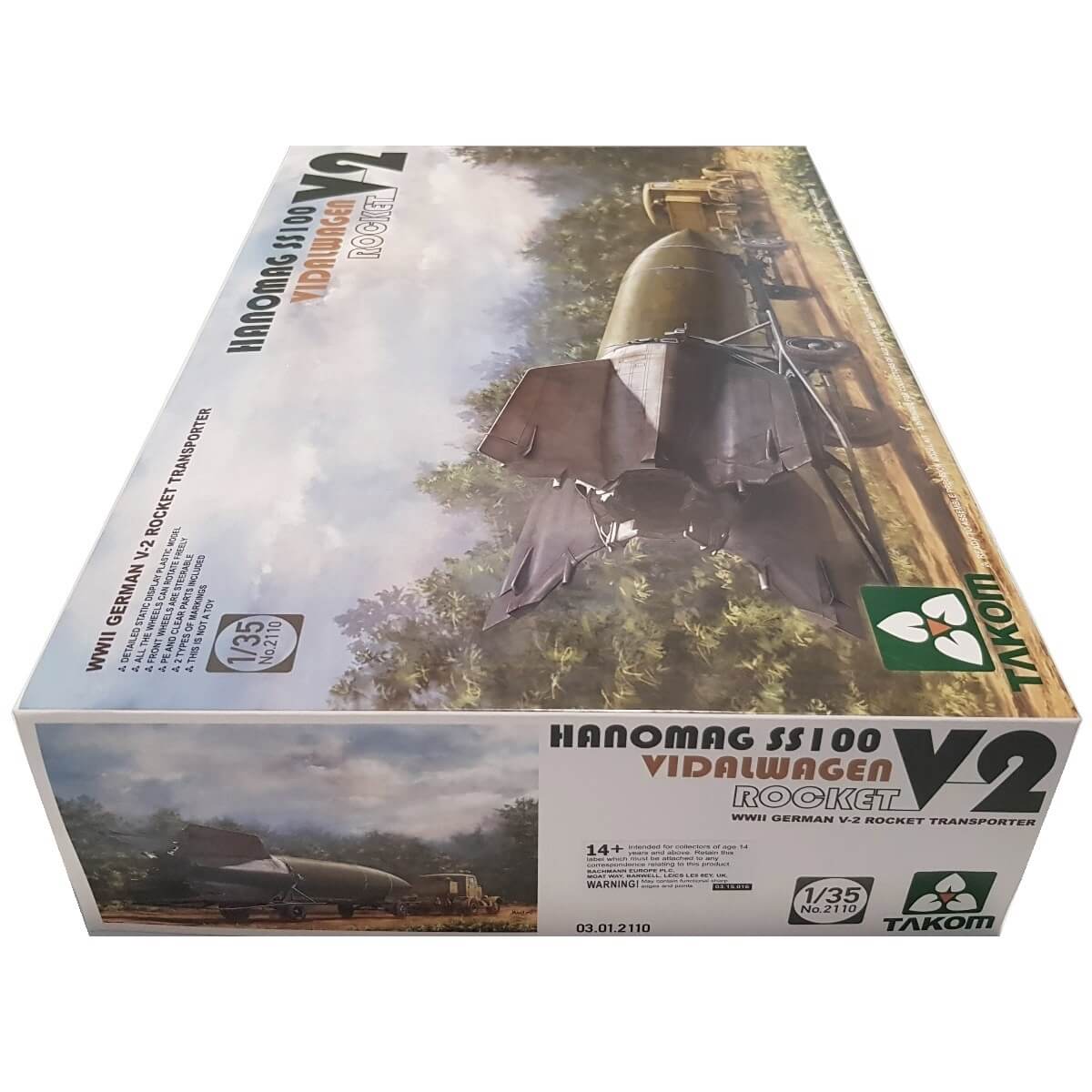 1:35 Hanomag SS100 Vidalwagen V-2 Rocket - TAKOM