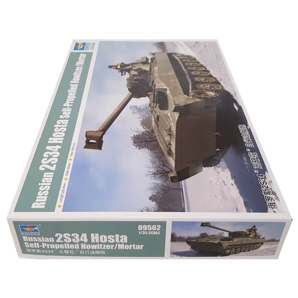 1:35 Russian 2S34 Hosta Self-Propelled Howitzer/Mortar - TRUMPETER