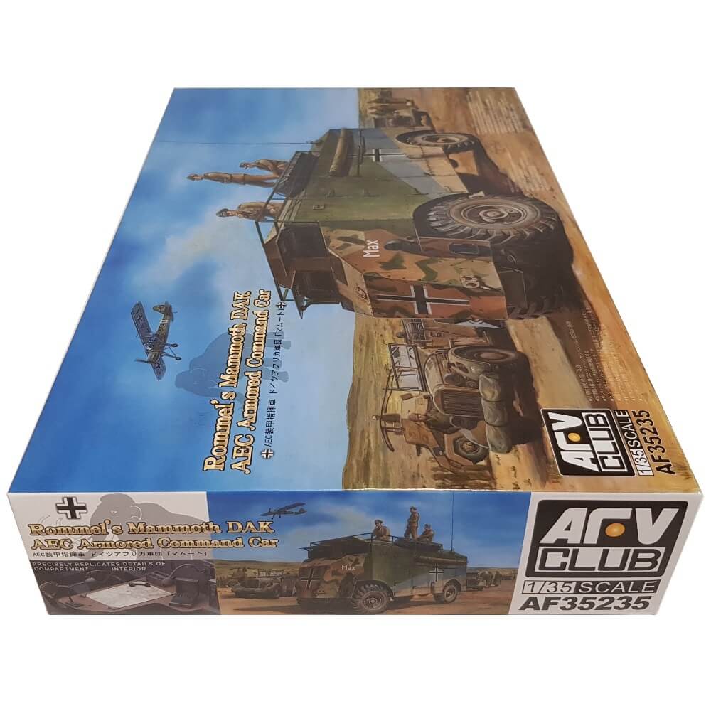 1:35 Rommel's Mammoth DAK AEC Armored Command Car - AFV CLUB