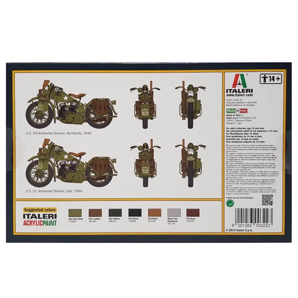 1:35 US Motorcycles - ITALERI