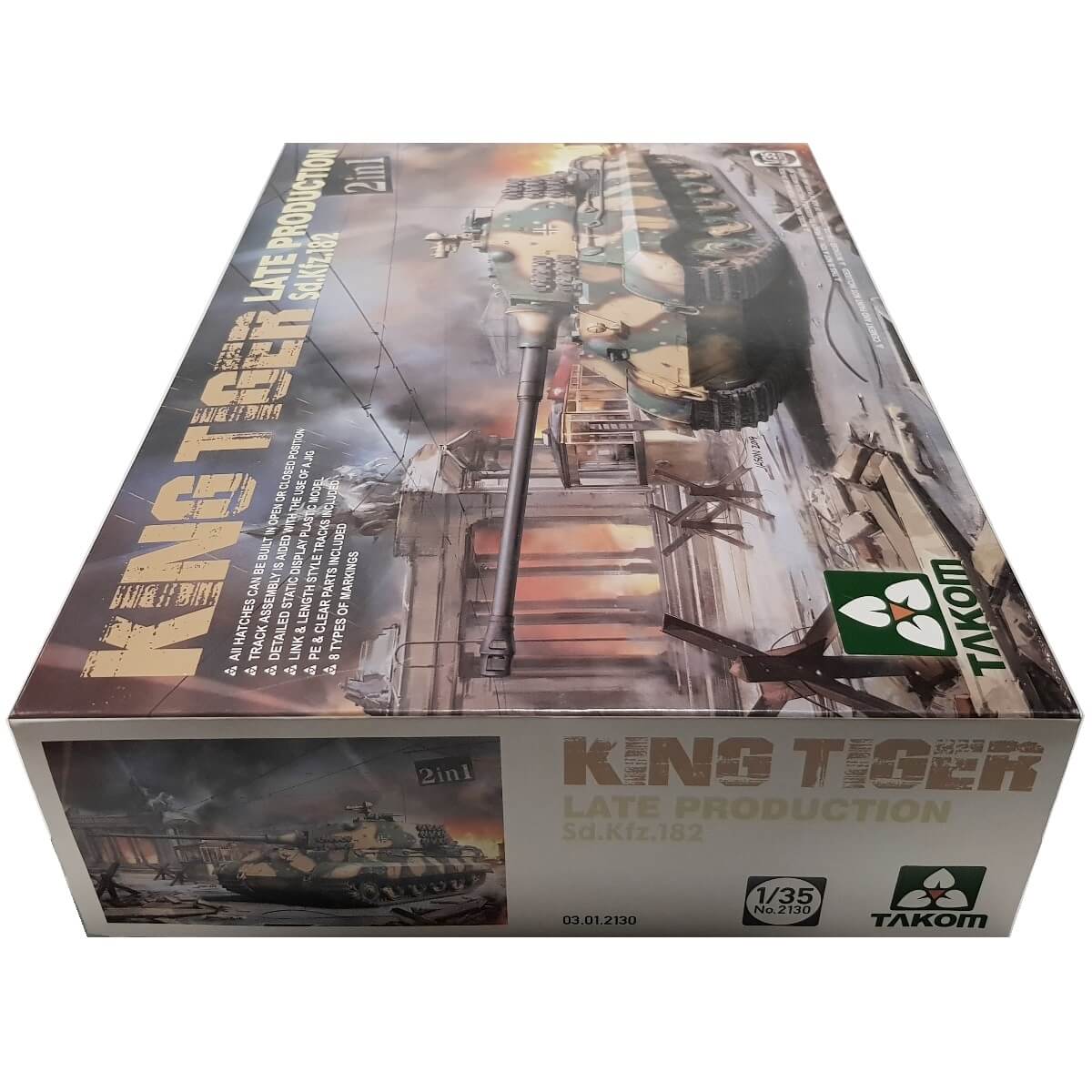 1:35 KING TIGER - Late Production Sd.Kfz. 182 - TAKOM