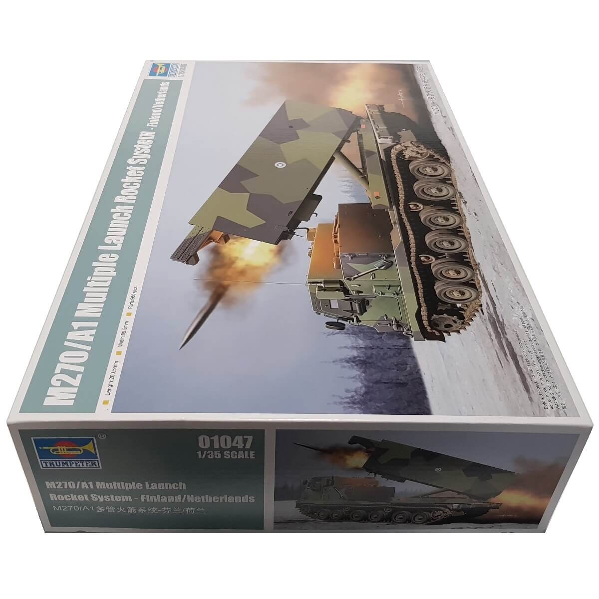 1:35 M270/A1 Multiple Launch Rocket System - Finland/Netherlands - TRUMPETER