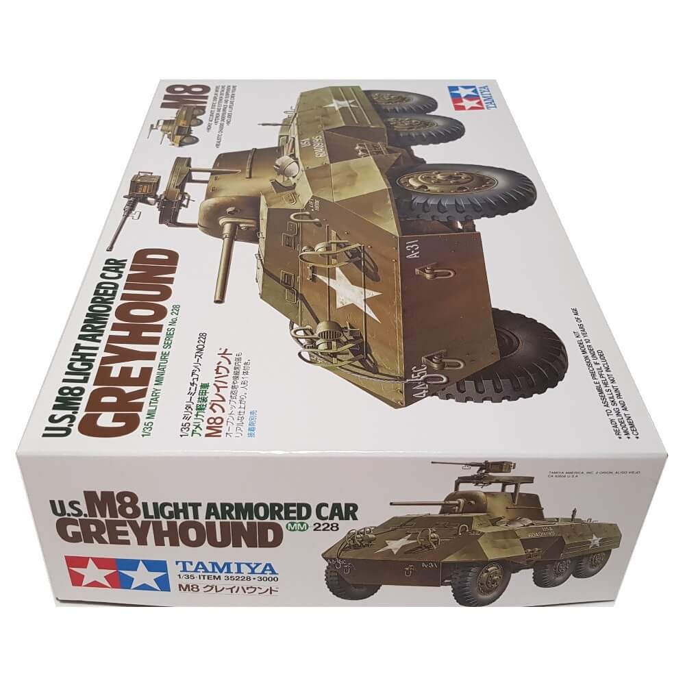 1:35 US M8 Light Armored Car GREYHOUND - TAMIYA