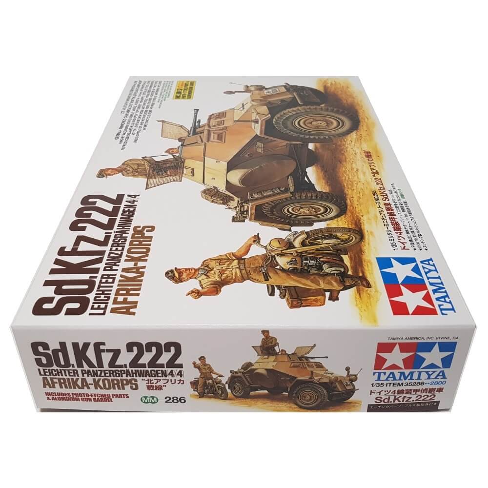 1:35 German 4x4 Leichter Panzerspahwagen Sd.Kfz. 222 Africa-Korps - TAMIYA