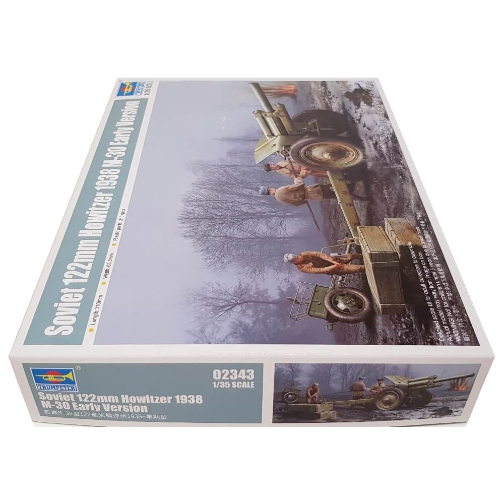1:35 Soviet 122mm Howitzer 1938 M-30 Early Version - TRUMPETER