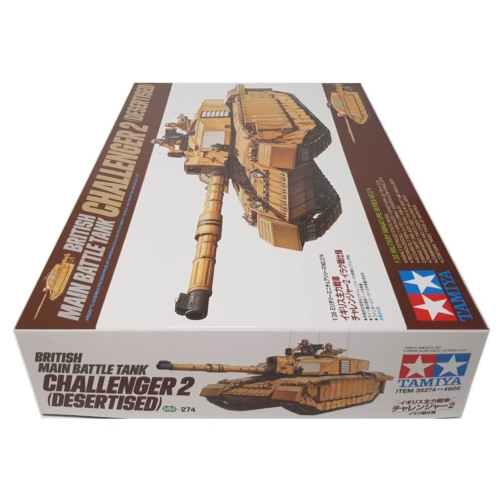 1:35 British Main Battle Tank CHALLENGER 2 DESERTISED - TAMIYA